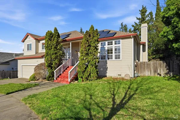 front view of house with a yard