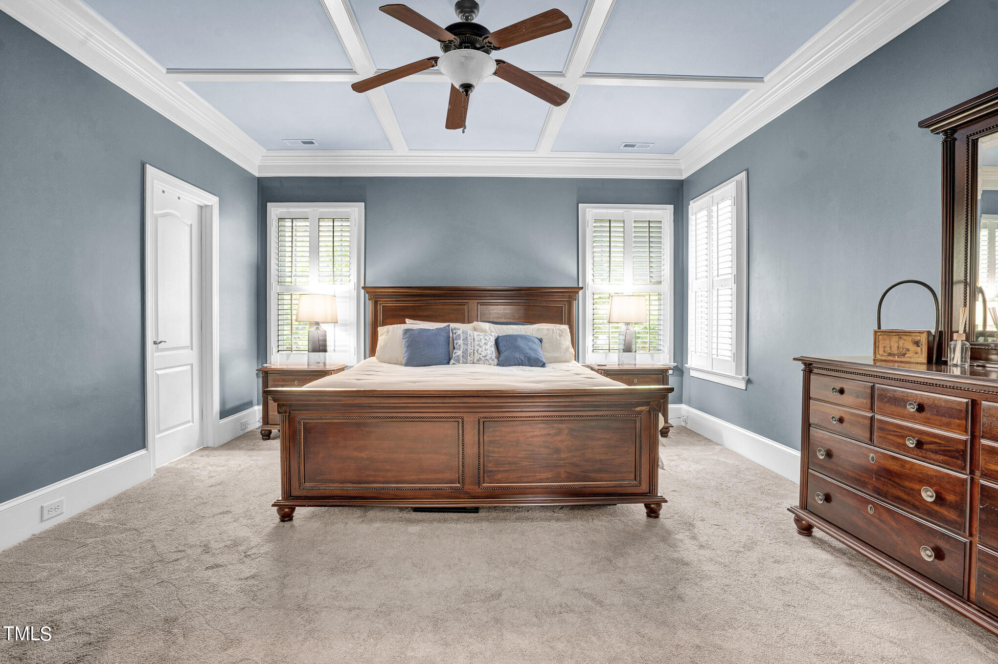 1700 Rainbow Hill Raleigh, NC 27614 - Photo 15 of 35 a bedroom with a bed and a dresser