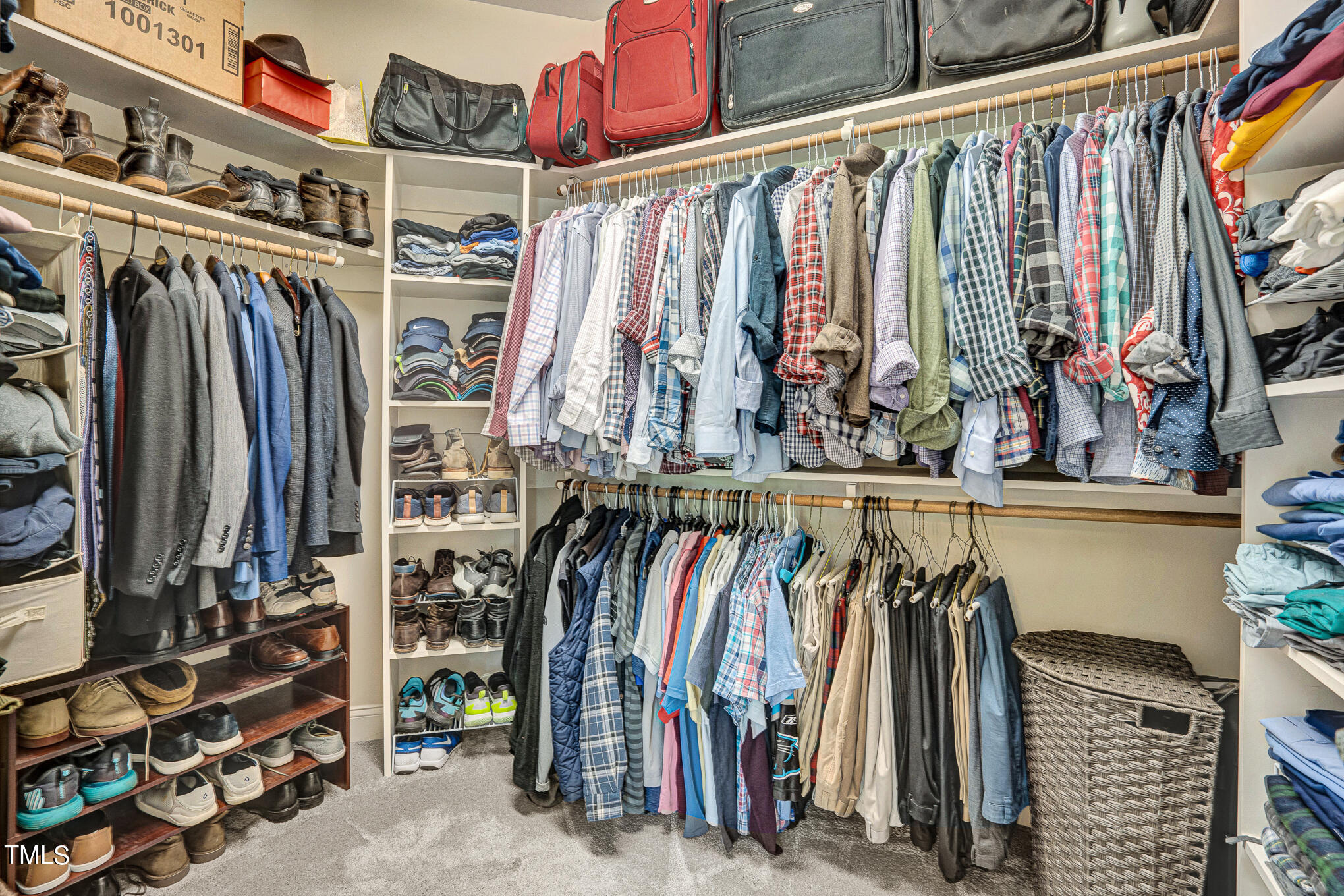 1700 Rainbow Hill Raleigh, NC 27614 - Photo 17 of 35 a view of walk in closet with clothes