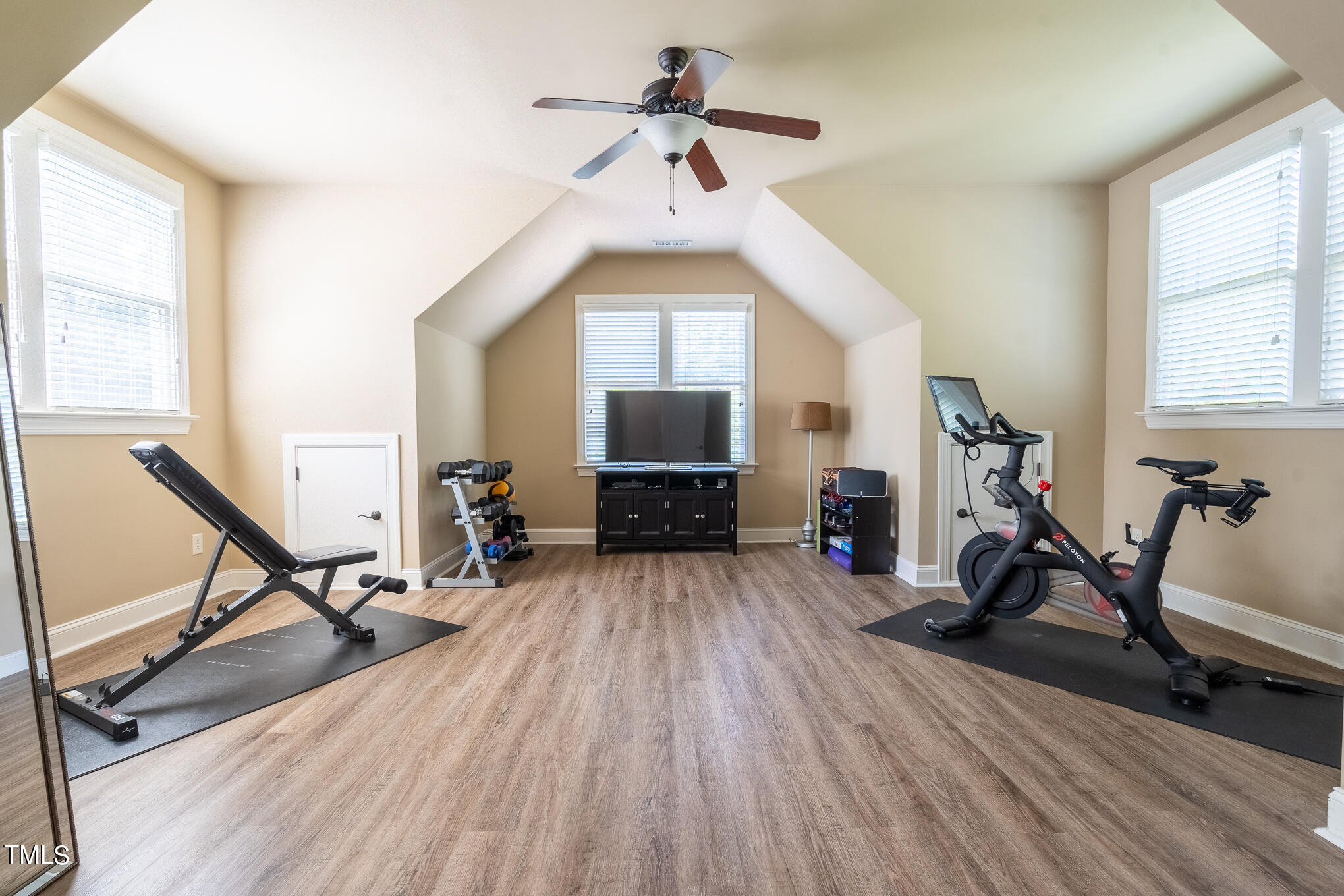 1700 Rainbow Hill Raleigh, NC 27614 - Photo 23 of 35 a view of a room with gym equipment