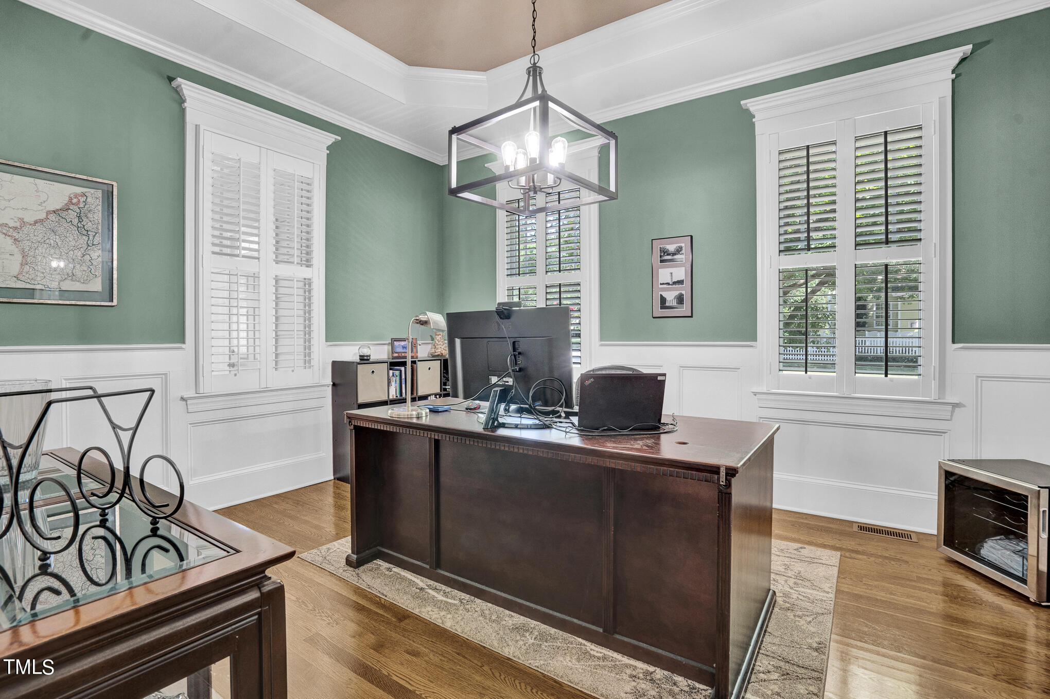 1700 Rainbow Hill Raleigh, NC 27614 - Photo 29 of 35 a view of a dining room with furniture window and wooden floor