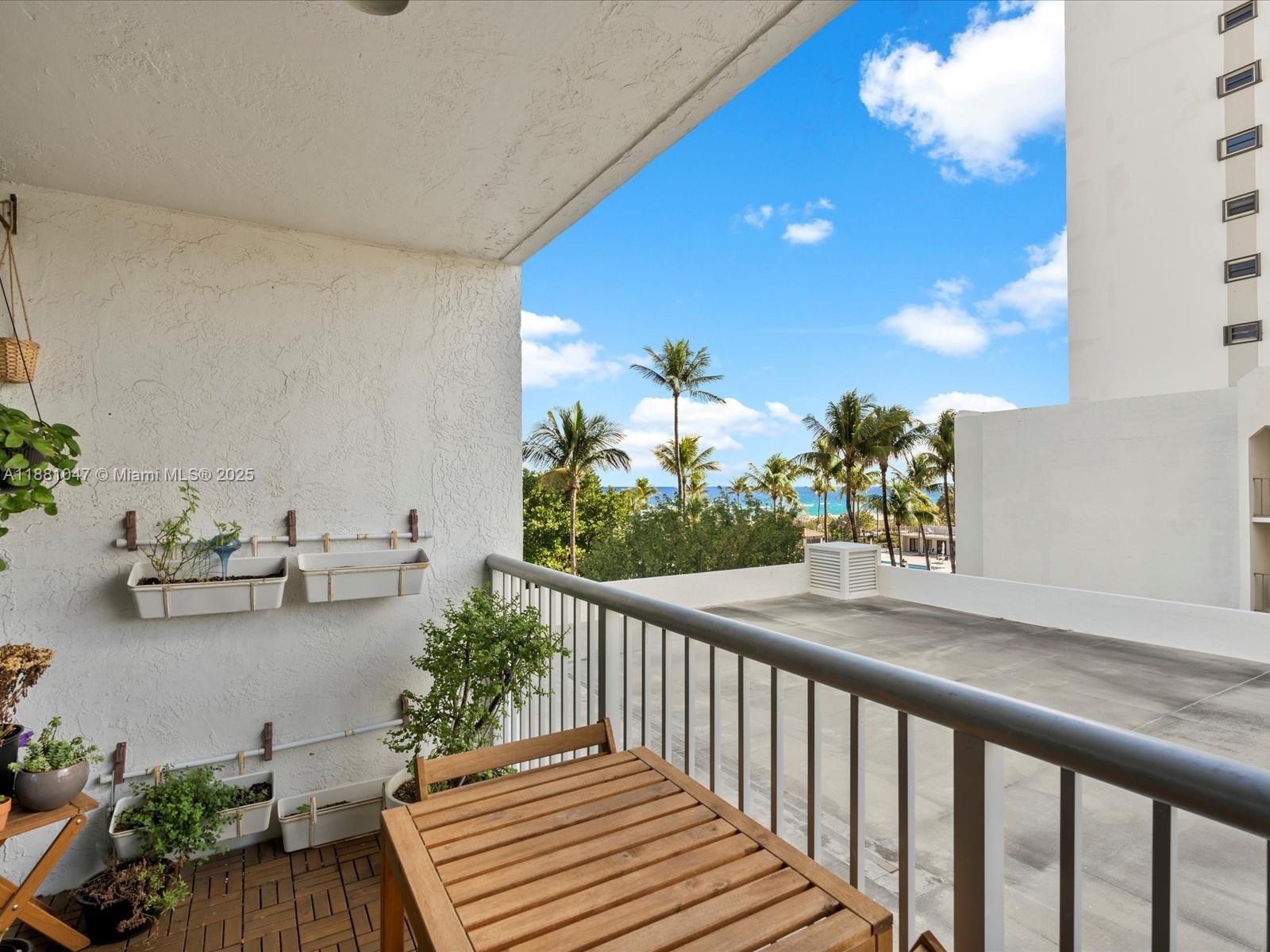 2655 Collins Avenue, Unit 510 Miami Beach, FL 33140 - Photo 22 of 23 a view of balcony and patio