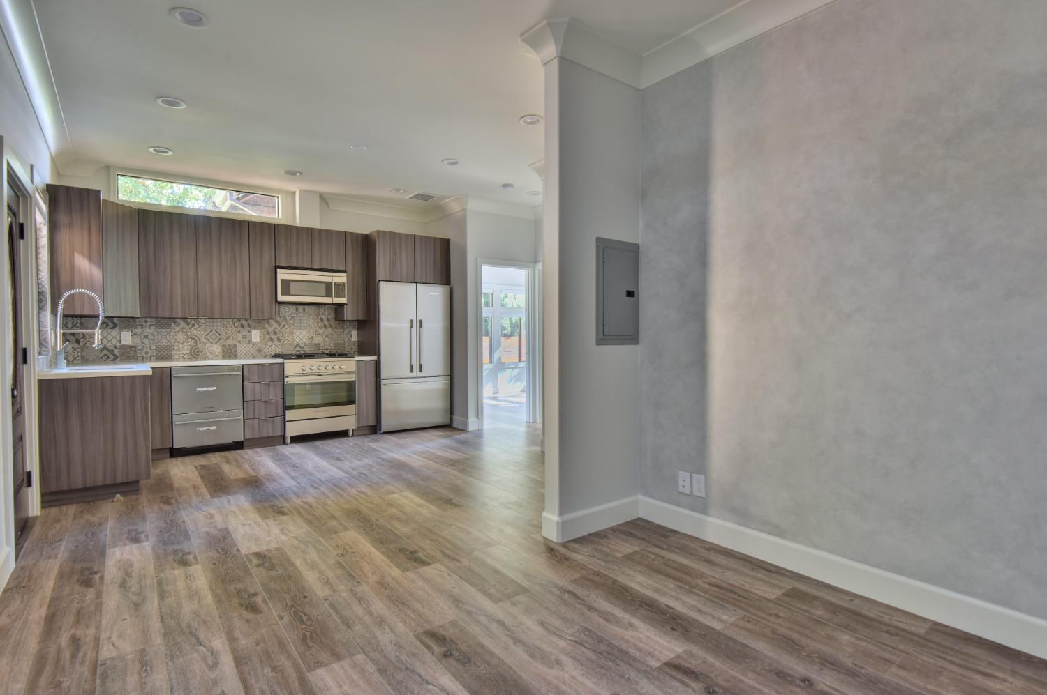 251 Middlefield Road Palo Alto, CA 94301 - Photo 25 of 76 a view of kitchen with wooden floor
