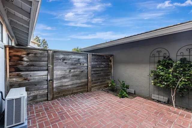 a house view with a outdoor space