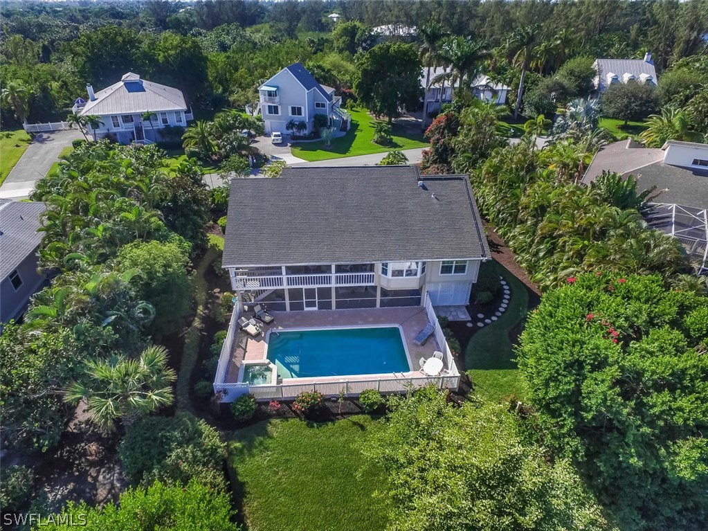 1341 Sand Castle Road Sanibel, FL 33957 - Photo 6 of 18 an aerial view of a house