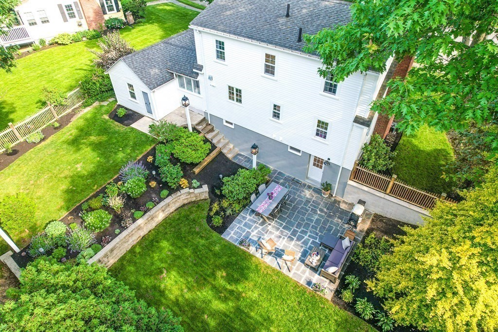 49 Ripley Road Medford, MA 02155 - Photo 2 of 39 an aerial view of a house with a yard