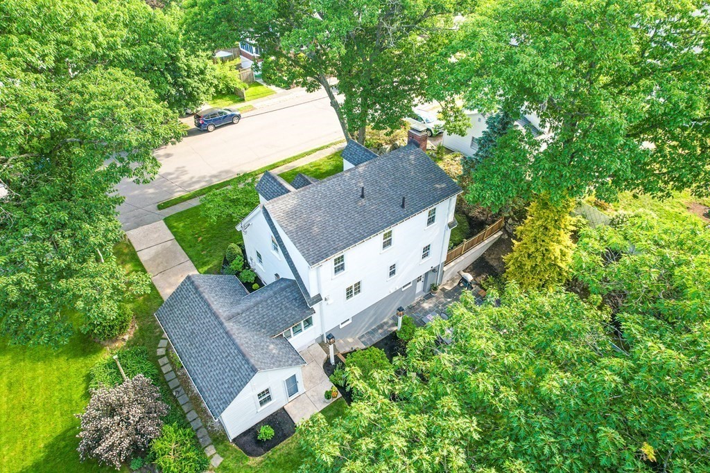 49 Ripley Road Medford, MA 02155 - Photo 37 of 39 an aerial view of a house with outdoor space