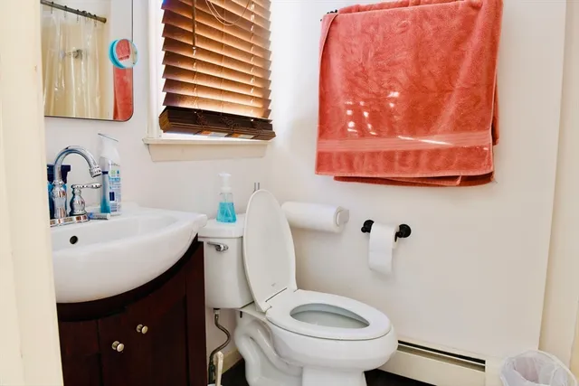 a bathroom with a sink and a toilet