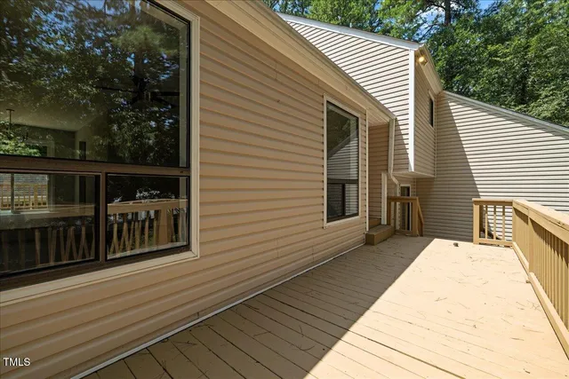 a view of a house with a balcony