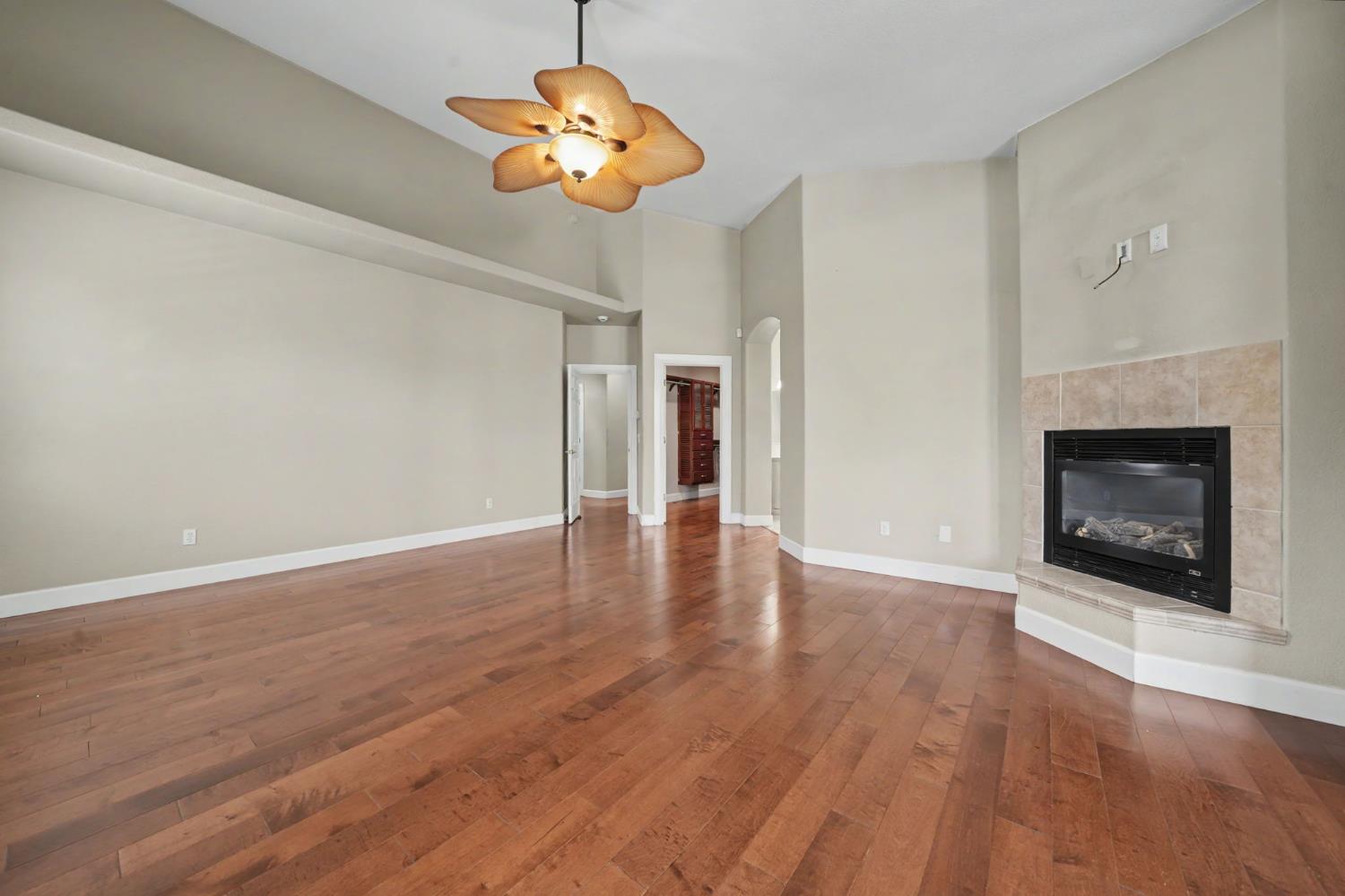 532 Oakridge Road Valley Springs, CA 95252 - Photo 49 of 89 a view of a room with wooden floor and a fireplace
