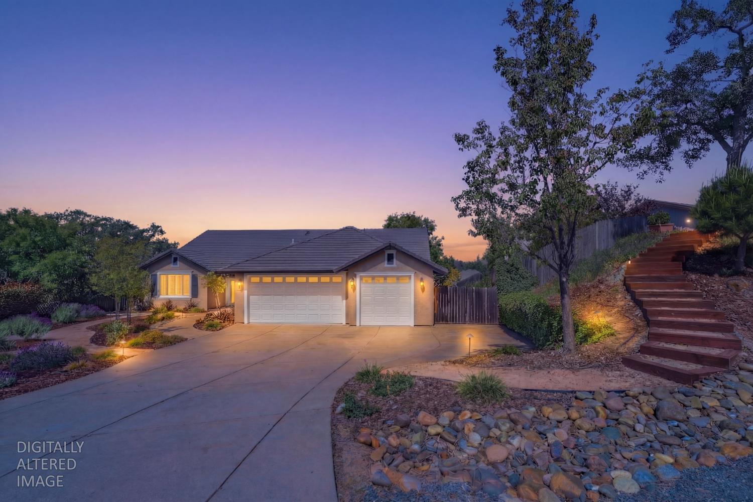 532 Oakridge Road Valley Springs, CA 95252 - Photo 7 of 89 a view of a house with backyard and a garden