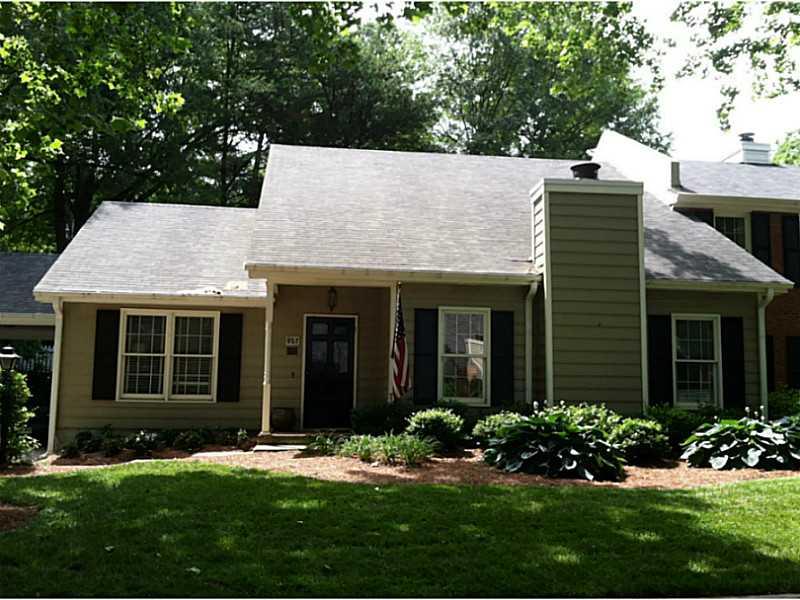 957 Moores Mill Road Northwest, Unit 957 Atlanta, GA 30327 - Photo 1 of 1 Exterior Front. 957 Moores Mill