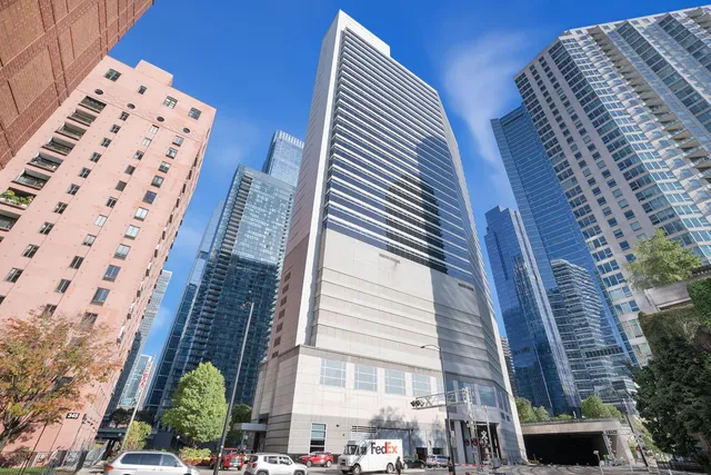 a front view of a building