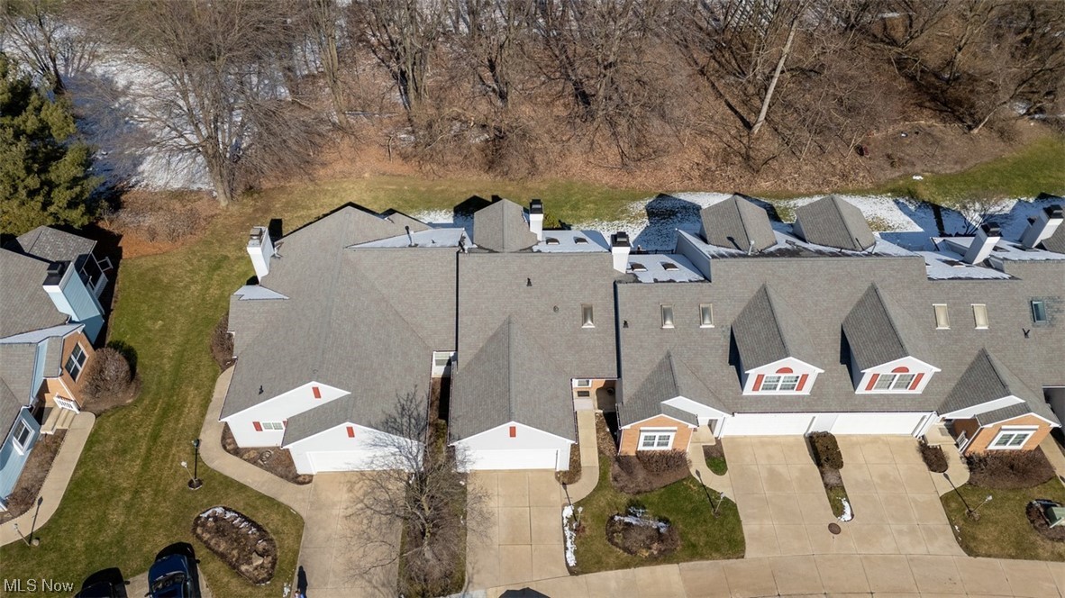 2231 Abbey Road Akron, OH 44312 - Photo 2 of 24 Drone view of condo unit, this unit is the second unit from the left