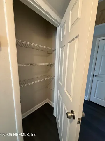 a view of walk in closet