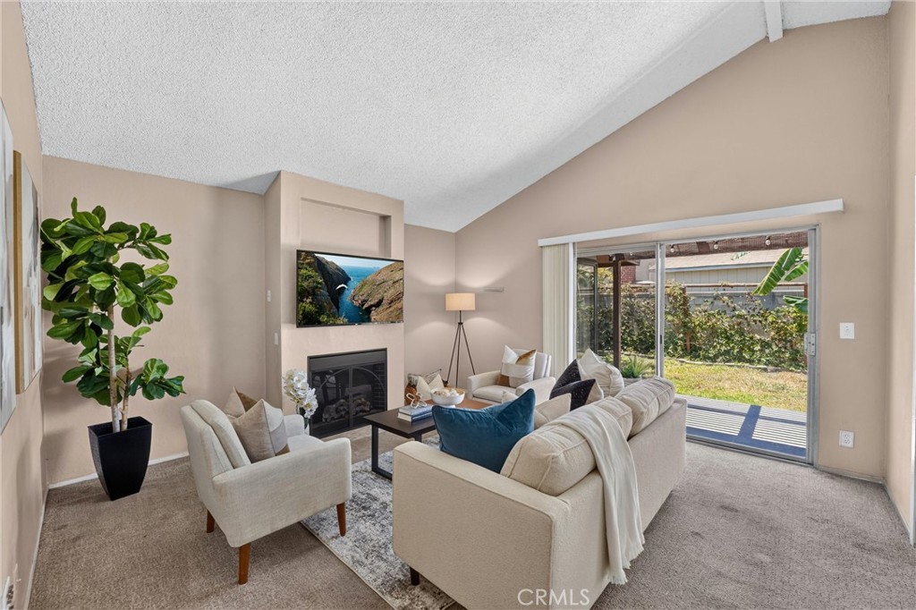 2901 West Ball Road, Unit 4 Anaheim, CA 92804 - Photo 9 of 61 Living room - TV display digitally enhanced