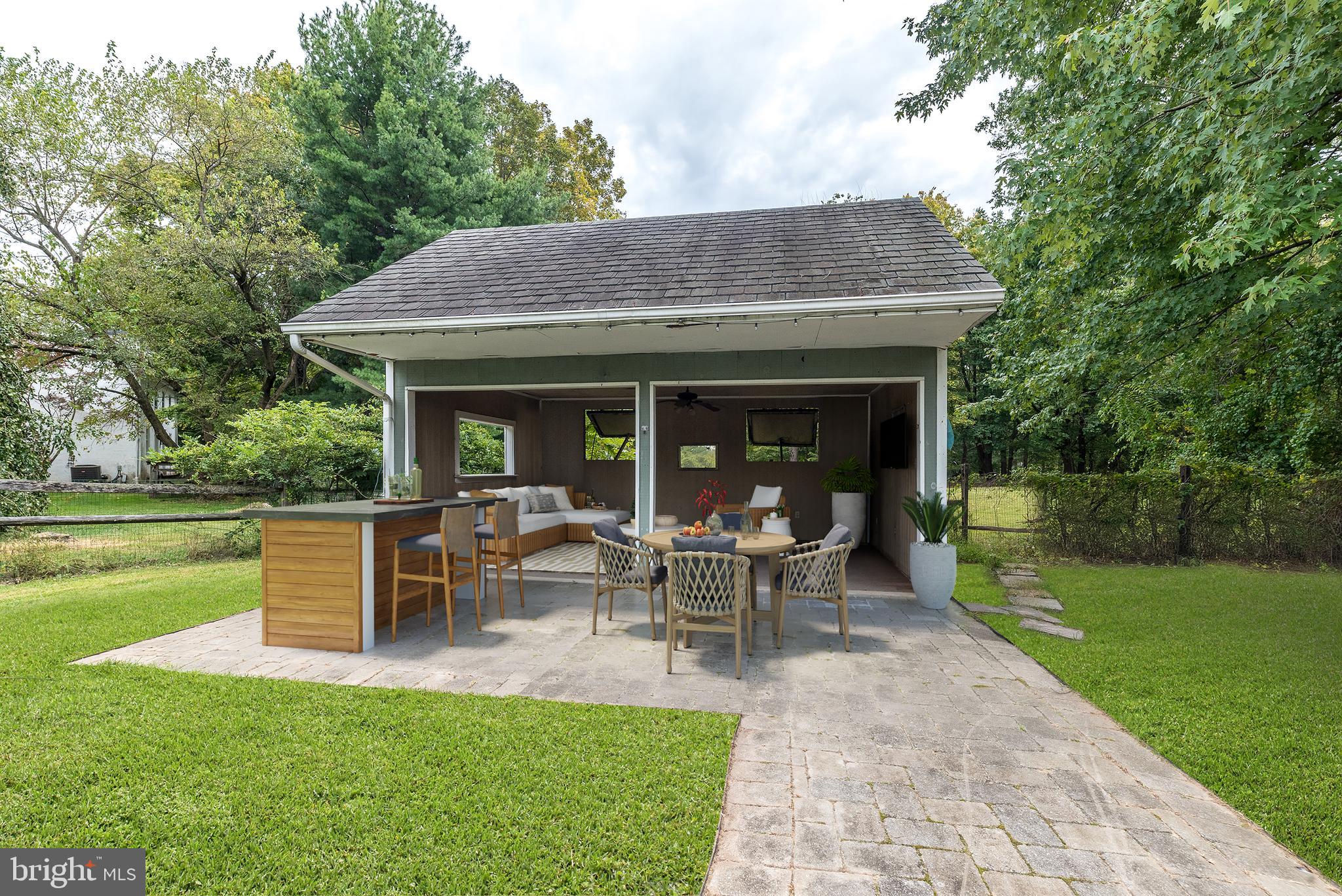 1341 Durham Road New Hope, PA 18938 - Photo 21 of 75 Pool House virtually staged