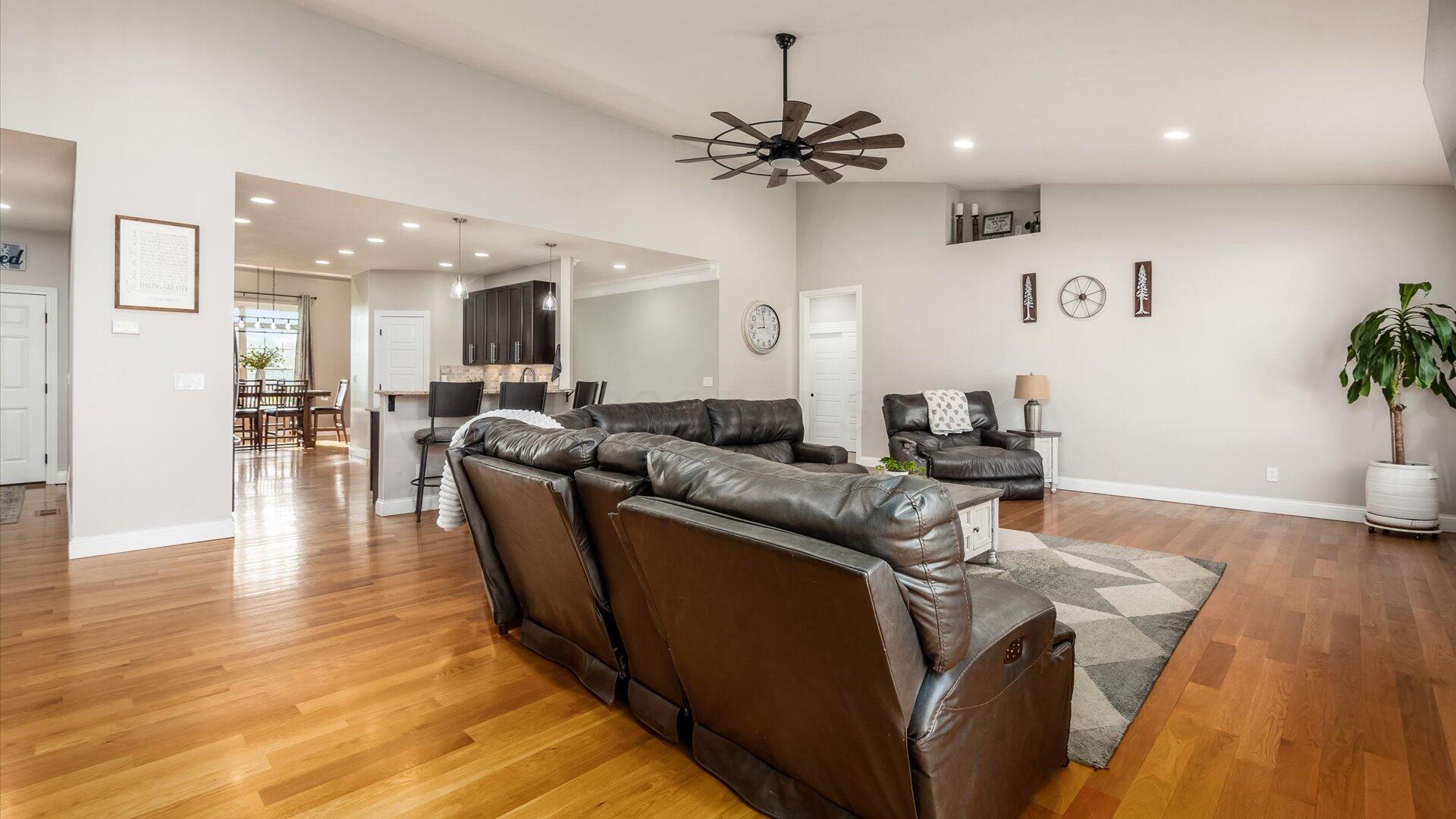 4225 Election House Road Northwest Lancaster, OH 43130 - Photo 23 of 96 Great Room w/ Gas Fireplace overlooking backyard
