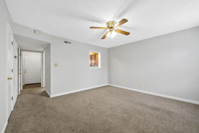 a view of an empty room