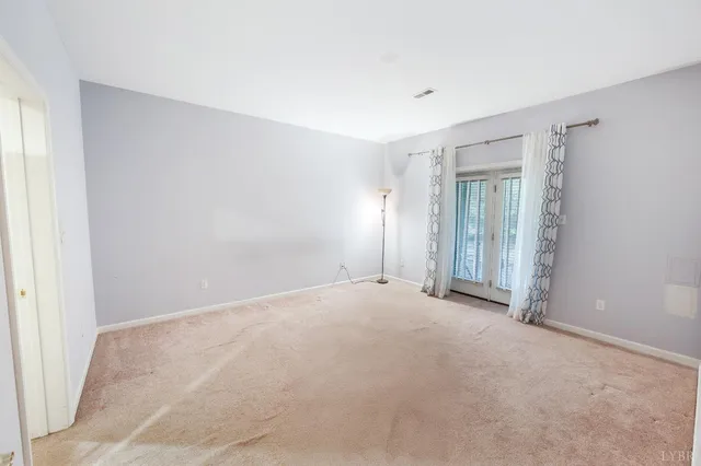 a view of an empty room