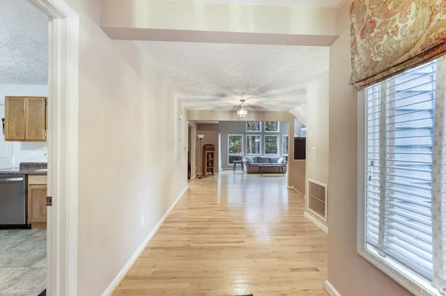 a view interior of the house and wooden floor