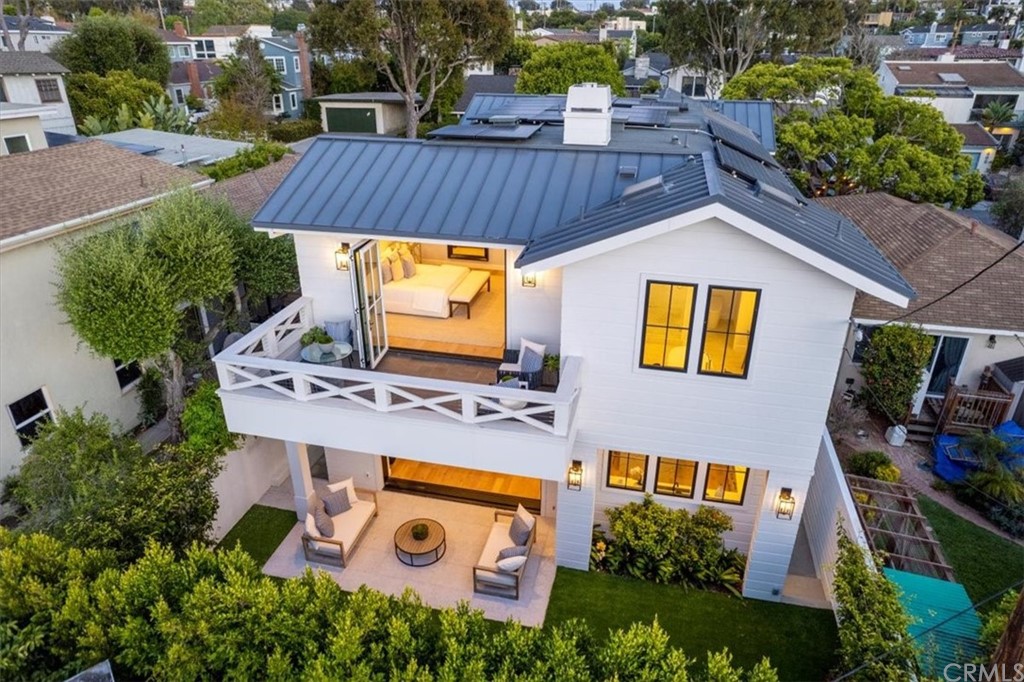 615 23rd Street Manhattan Beach, CA 90266 - Photo 36 of 36 an aerial view of a house with yard and swimming pool