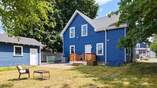 a house with a outdoor space