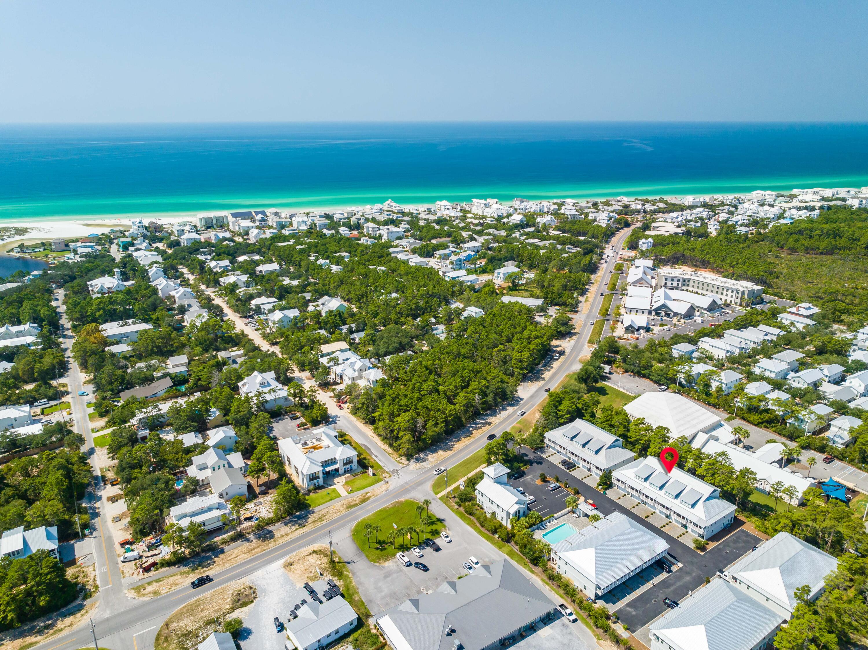 4923 East County Highway 30A, Unit C103 Santa Rosa Beach, FL 32459 - Photo 45 of 47 4923 E Hwy 30A C103 Aerial Marked-4