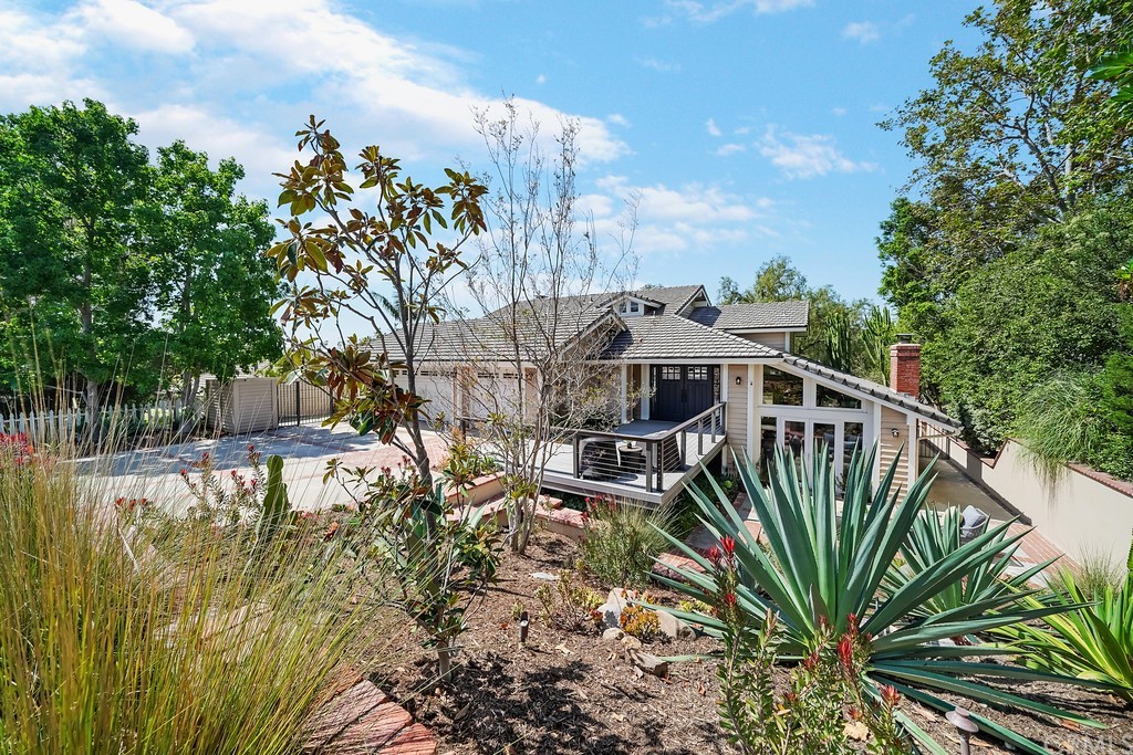 The understated front of the home suggest that something amazing is inside