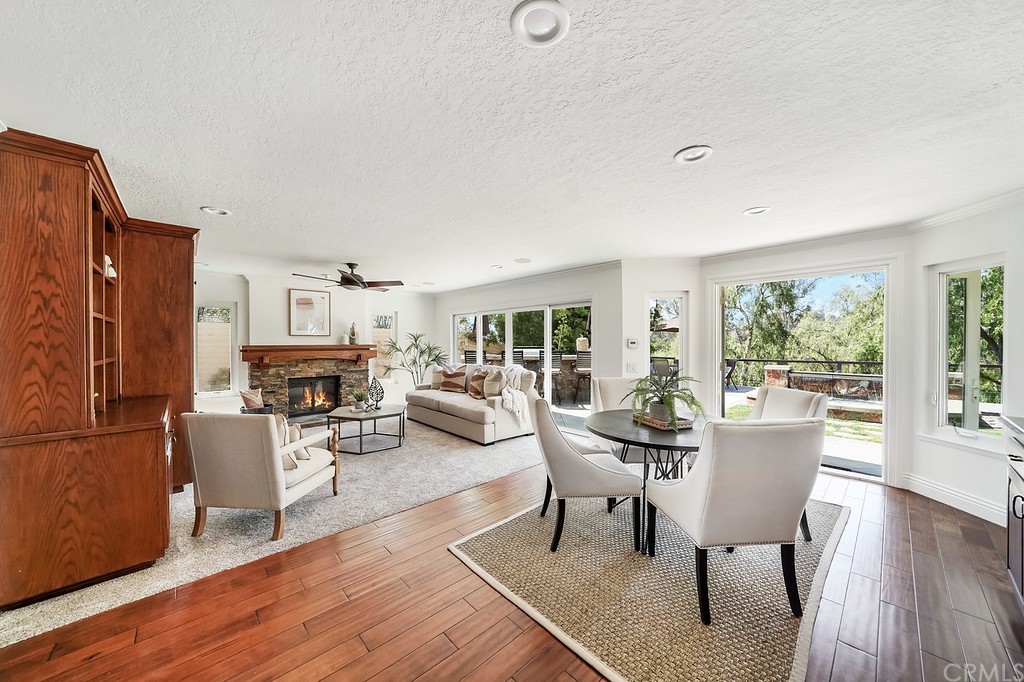 1902 Derby Drive North Tustin, CA 92705 - Photo 20 of 67 a view of a dining room with furniture window and wooden floor