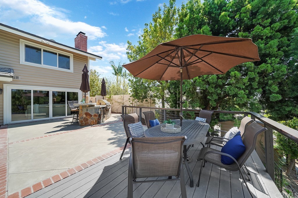 1902 Derby Drive North Tustin, CA 92705 - Photo 46 of 67 a view of a chairs and table under an umbrella