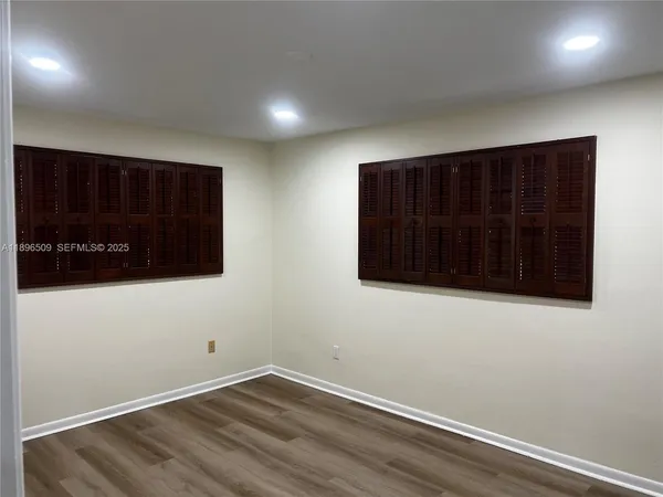 a view of an empty room