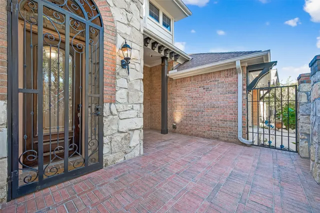 a view of a front door of house