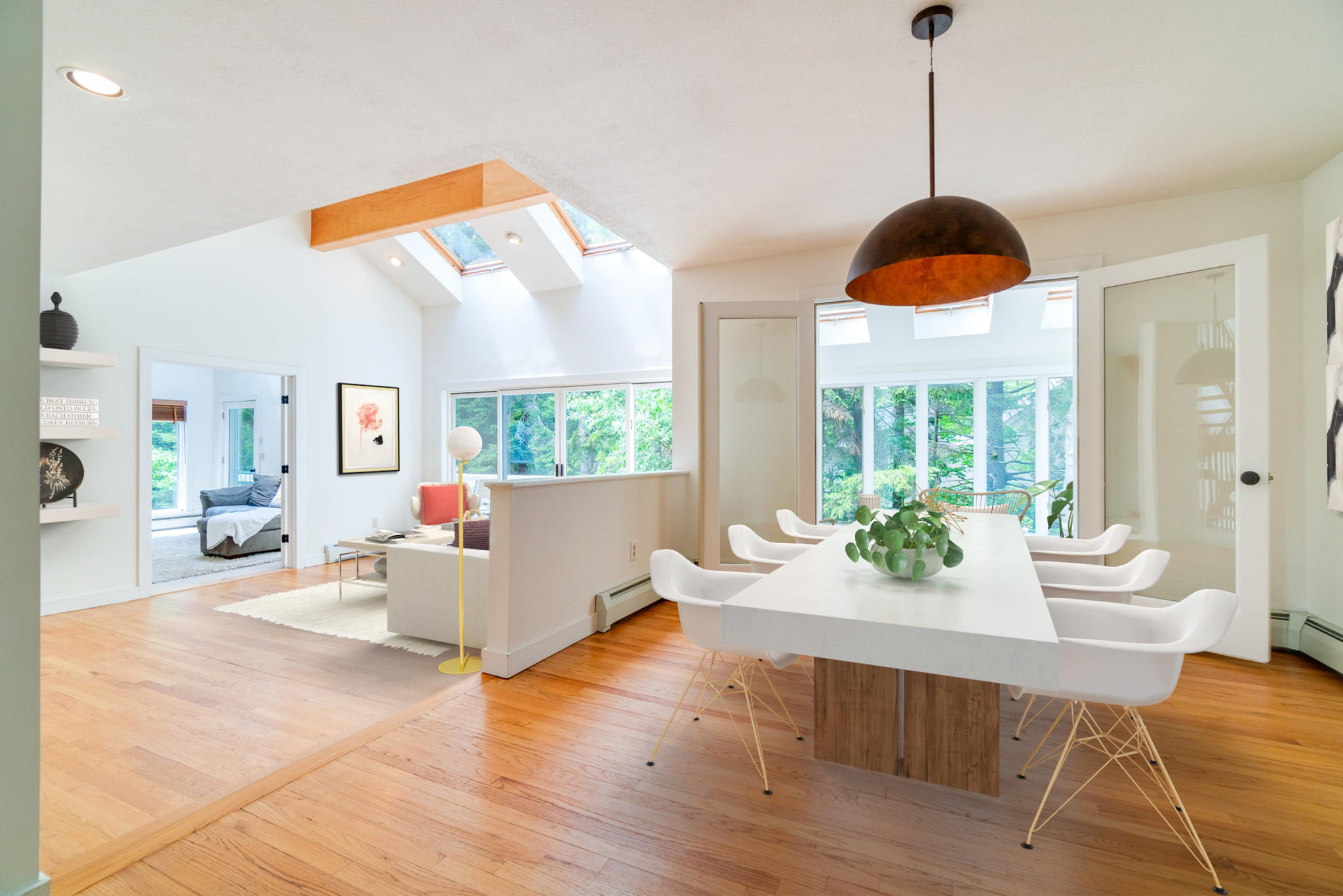 27 Hunts Point Road Cape Elizabeth, ME 04107 - Photo 11 of 49 LivingRoomDiningRoom1B-Scandinavian_Rend