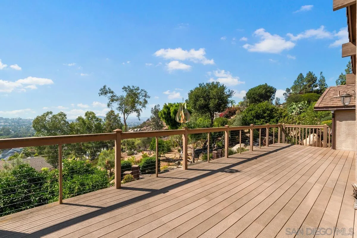 13502 Orchard Gate Road Poway, CA 92064 - Photo 33 of 42 a view of a balcony with wooden floor space
