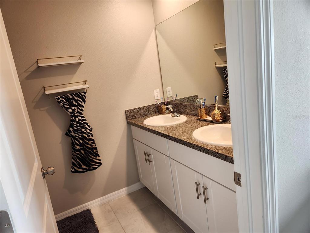 14350 Easy Goer Street Ruskin, FL 33573 - Photo 11 of 23 a bathroom with a sink and a mirror