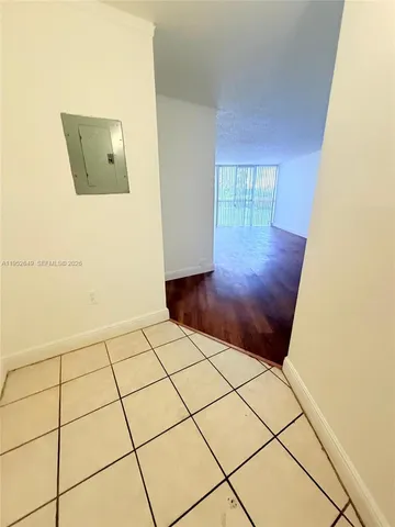 a view of an empty room