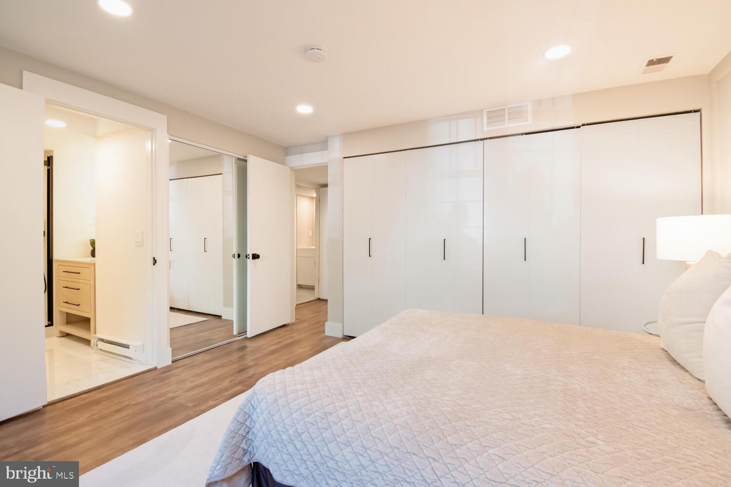 1840 California Street Northwest, Unit 2A Washington, DC 20009 - Photo 12 of 26 Primary Bedroom With Large Wall of Closets