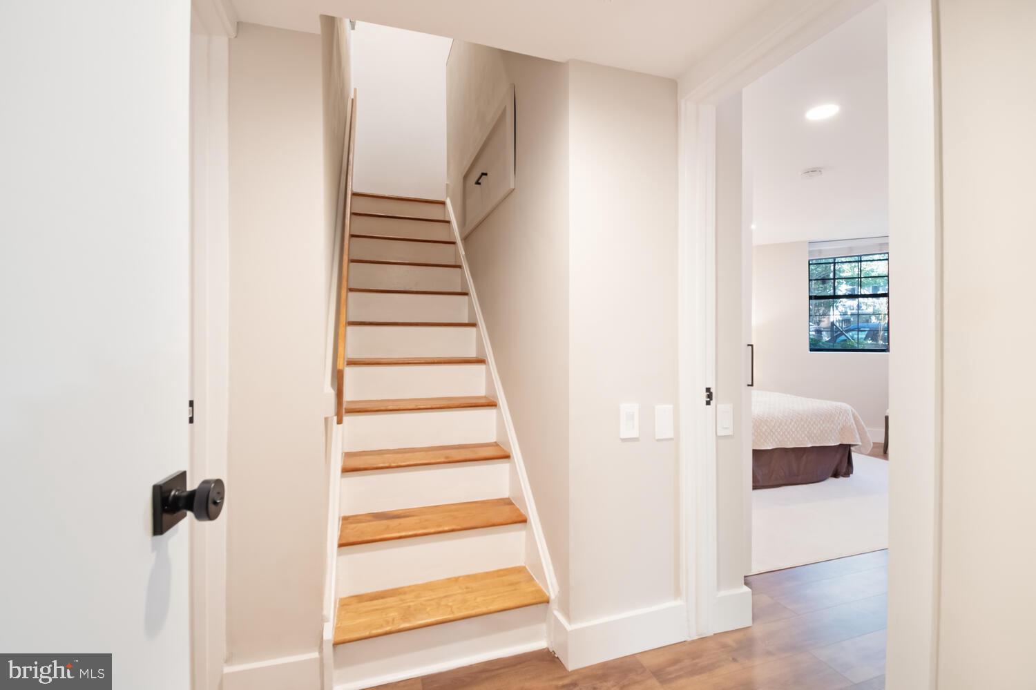1840 California Street Northwest, Unit 2A Washington, DC 20009 - Photo 10 of 26 Staircase Down to Bedroom Level