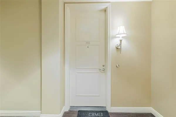 a view of front door