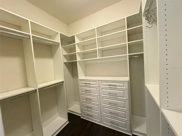 a view of walk in closet