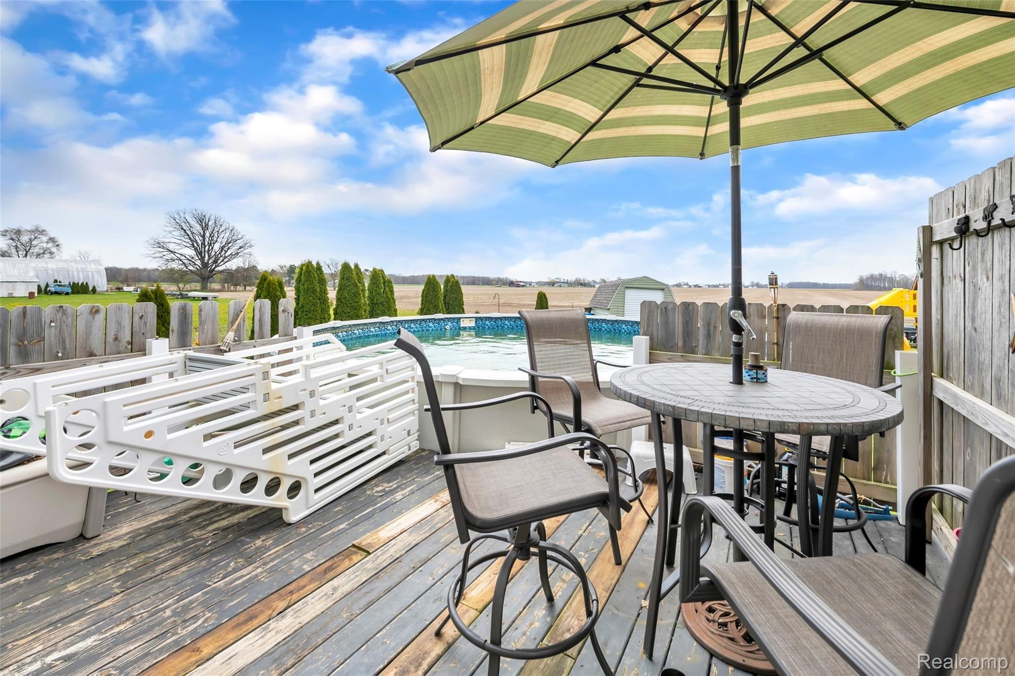 2185 Peet Road New Lothrop, MI 48460 - Photo 23 of 29 Expansive View from Deck