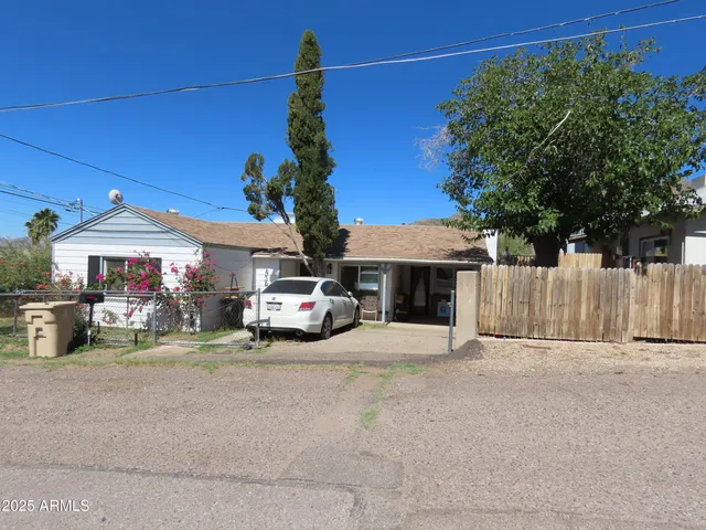 a view of a house with a patio