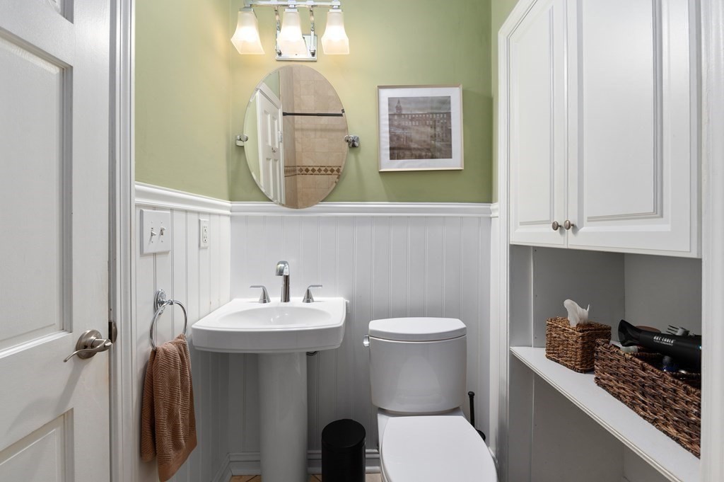 8 Sheafe Street, Unit 1 Boston, MA 02129 - Photo 11 of 19 a bathroom with a sink and a mirror