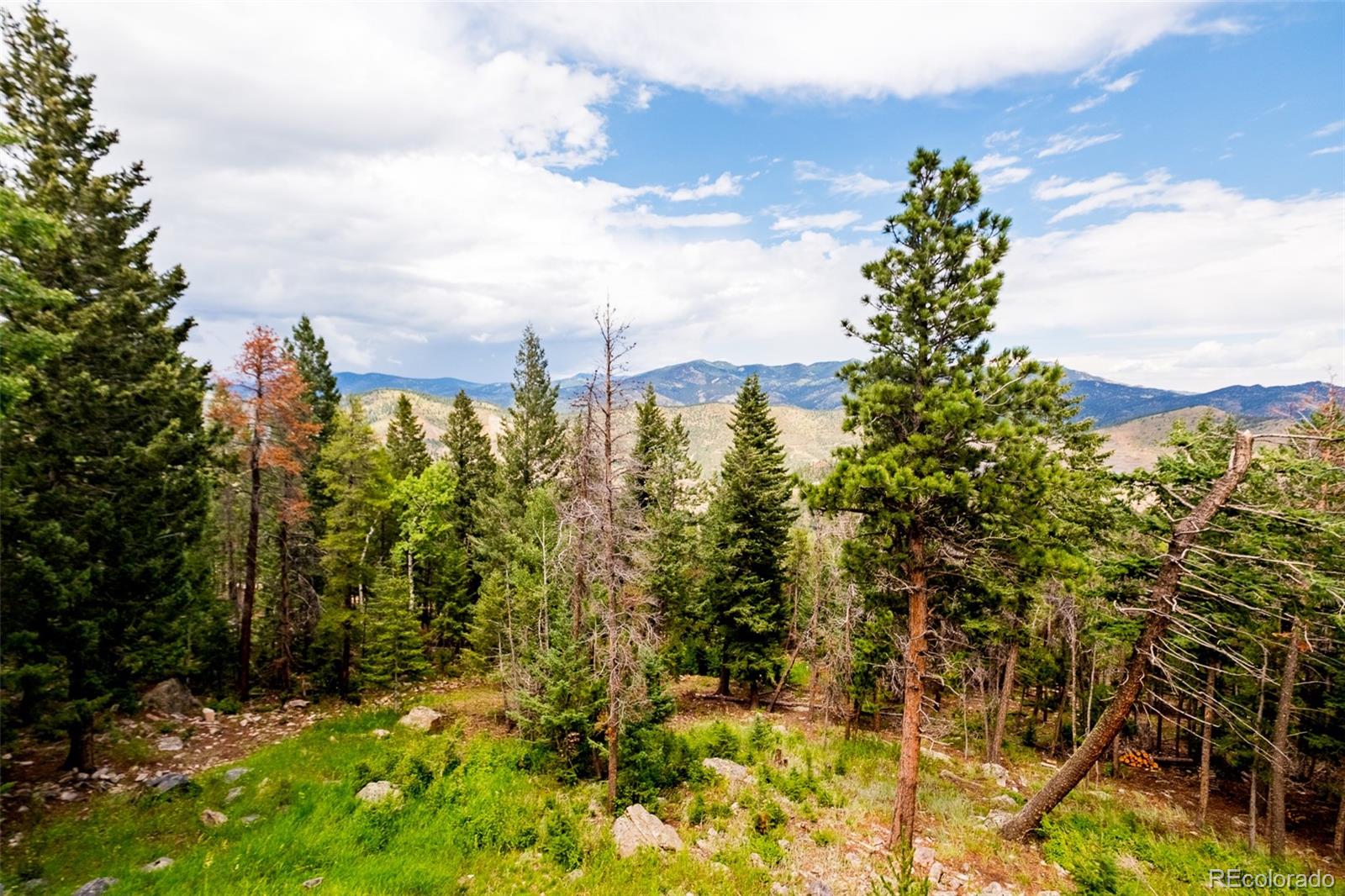 1453 Santa Fe Mountain Road Evergreen, CO 80439 - Photo 42 of 50 a view of a bunch of trees and buildings