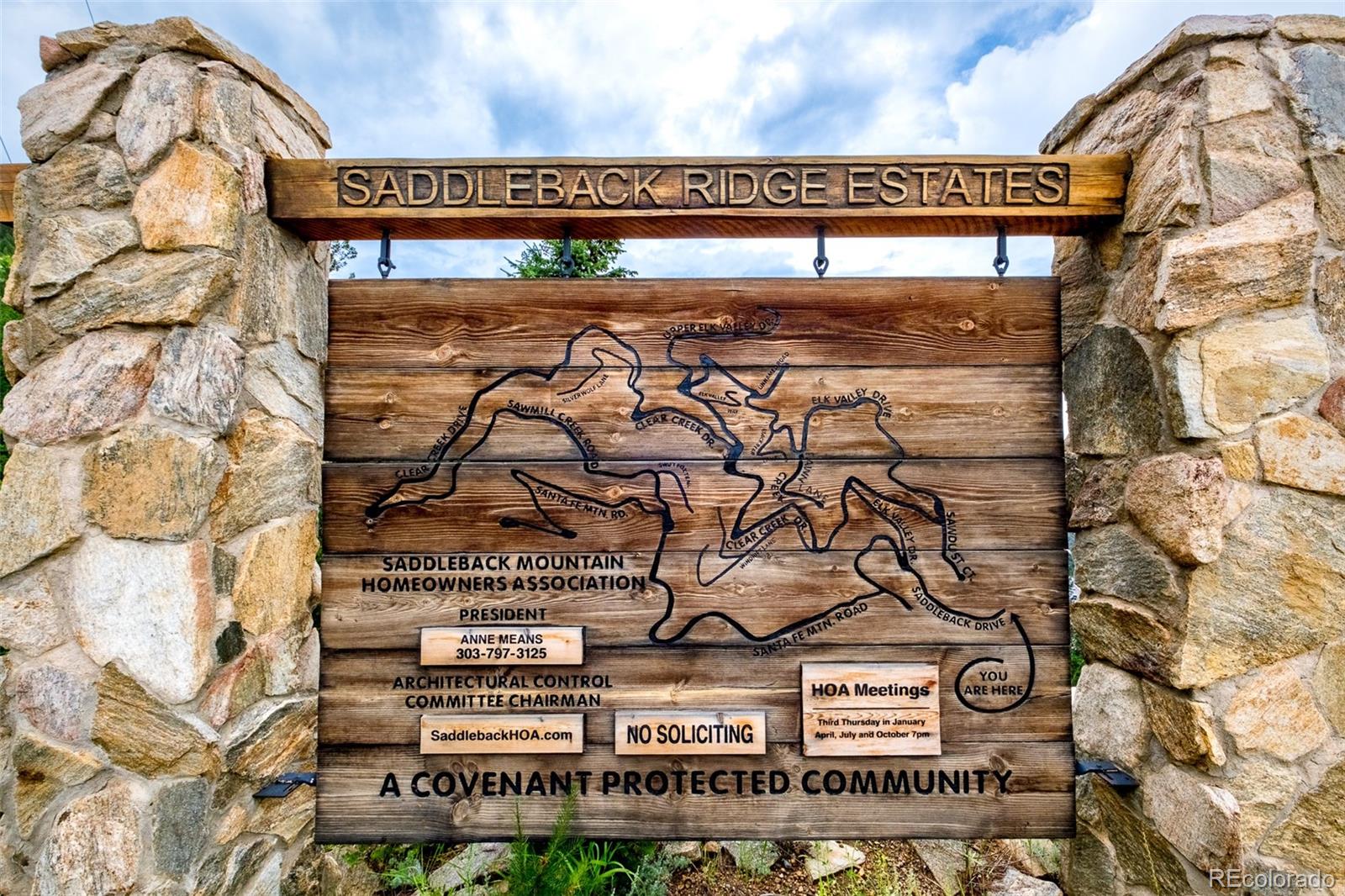 1453 Santa Fe Mountain Road Evergreen, CO 80439 - Photo 49 of 50 a view of a street sign