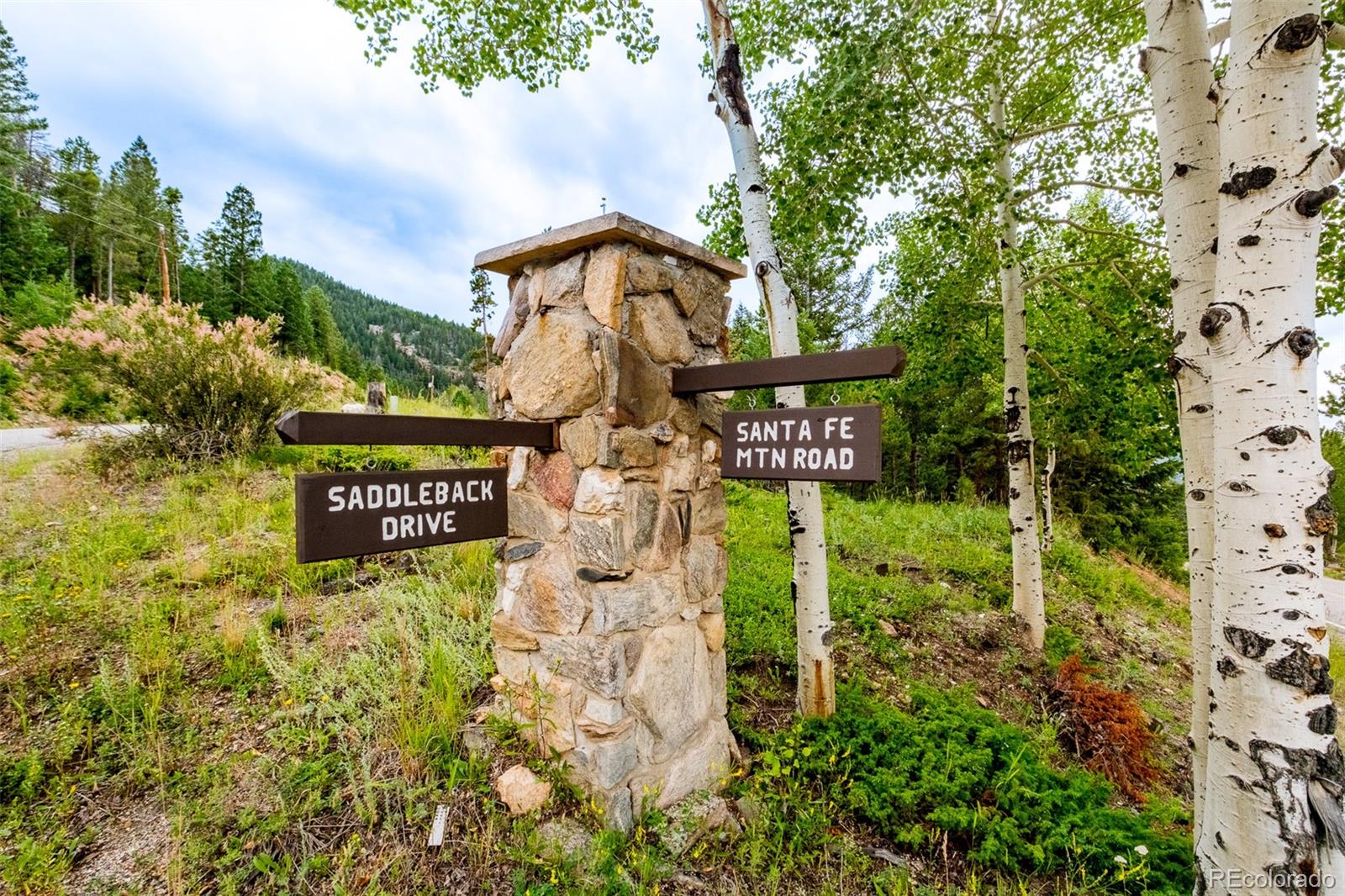 1453 Santa Fe Mountain Road Evergreen, CO 80439 - Photo 50 of 50 a view of sign board