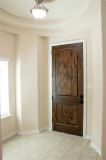 an empty room with window