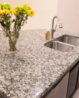 a close view of sink