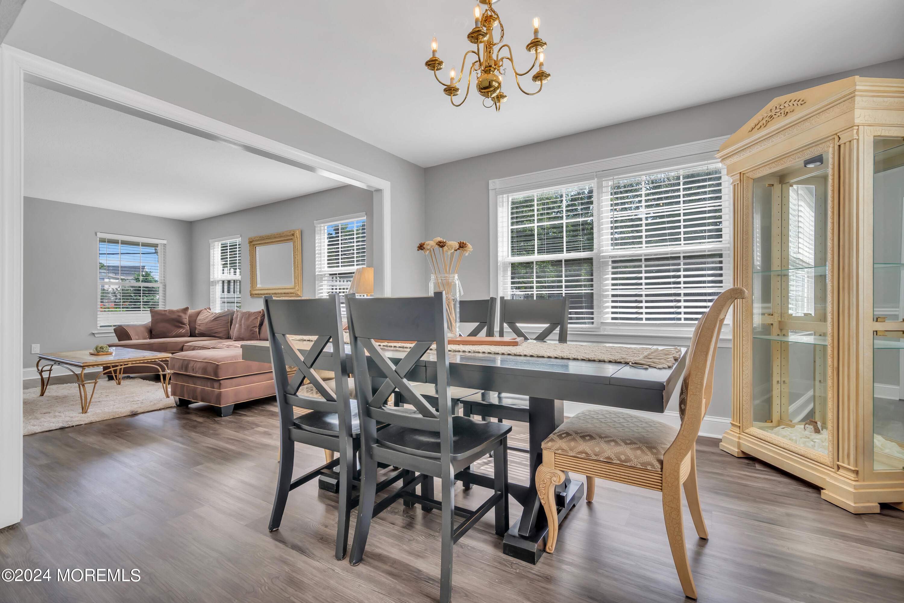 538 Adamston Road Brick, NJ 08723 - Photo 12 of 55 a view of a dining room with furniture window and wooden floor